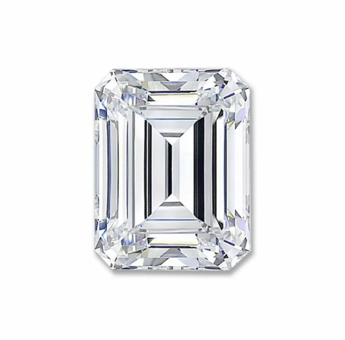 Custom Emerald-Cut Lab-Grown Diamond Ring Setting