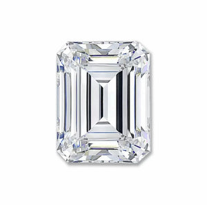 Custom Emerald-Cut Lab-Grown Diamond Ring Setting
