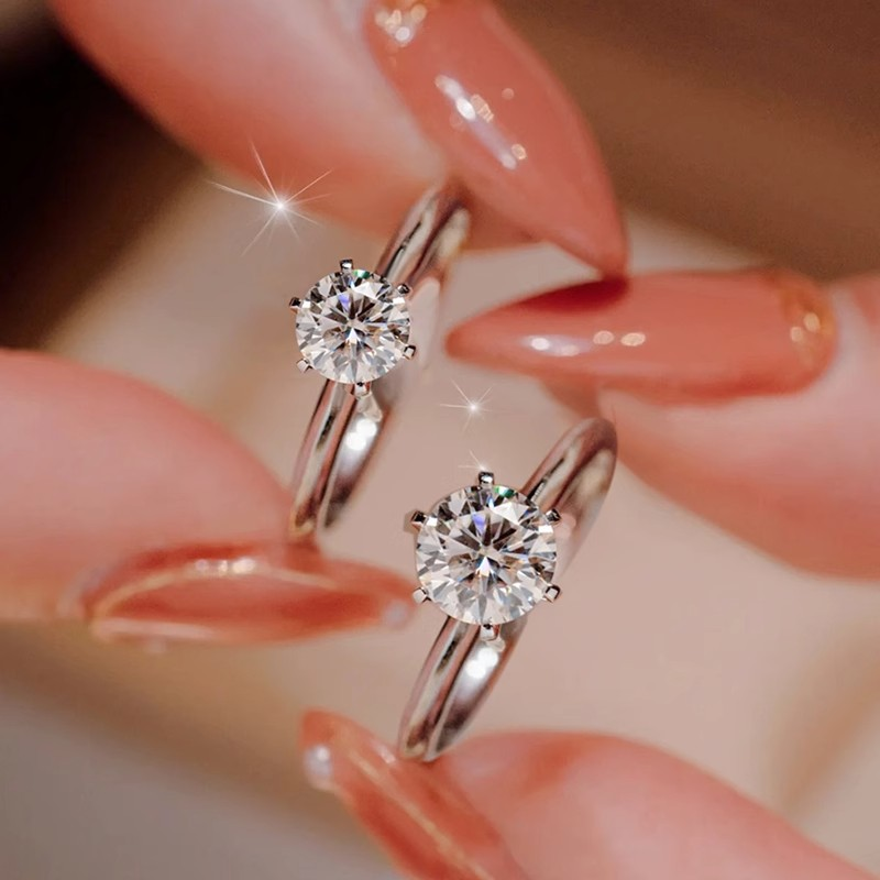 Classic Six-Prong Lab-Grown Diamond Ring