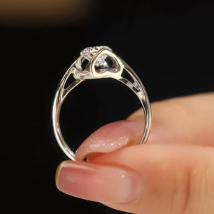 Angel Kiss 1CT Lab-Grown Diamond Ring in Sterling Silver