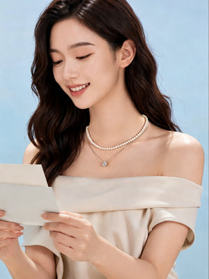 Lab-Grown Diamond Teardrop Pendant Necklace | 1 Carat | Sterling Silver | Women's Fine Jewelry