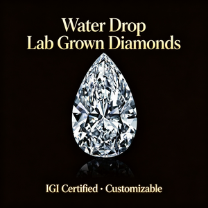 Pear Cut IGI-Certified Lab-Grown Diamond