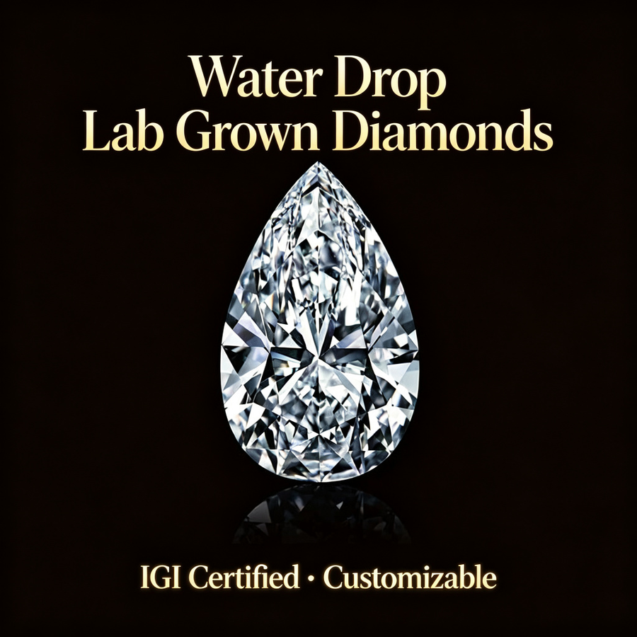 Pear Cut IGI-Certified Lab-Grown Diamond