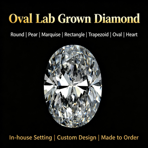 Oval IGI-Certified Lab-Grown Diamond